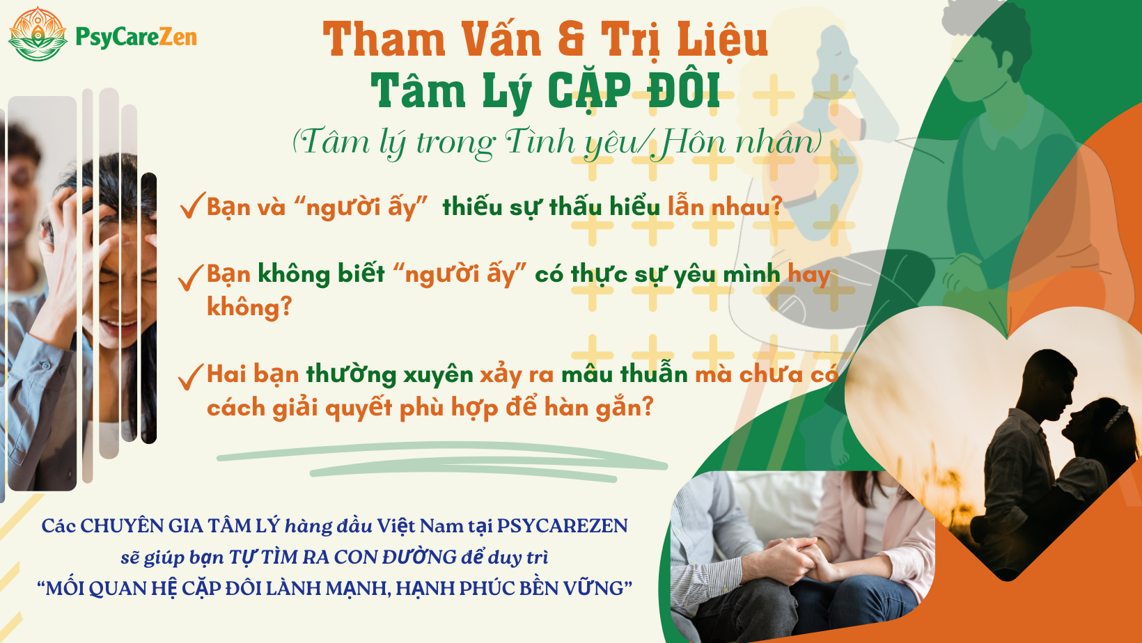 Psycarezen trị liệu tâm lý cặp đôi